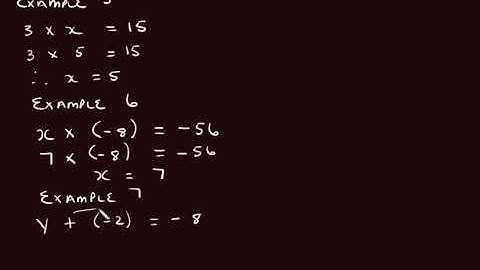 Grade 8 Maths Equations lesson 1