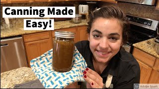 Low Sugar Rhubarb Jam Recipe and Water Bath Canning Step by Step