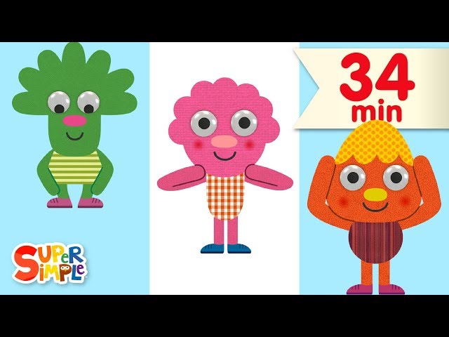 Head Shoulders Knees And Toes | + More Kids Songs | Featuring Noodle & Pals class=