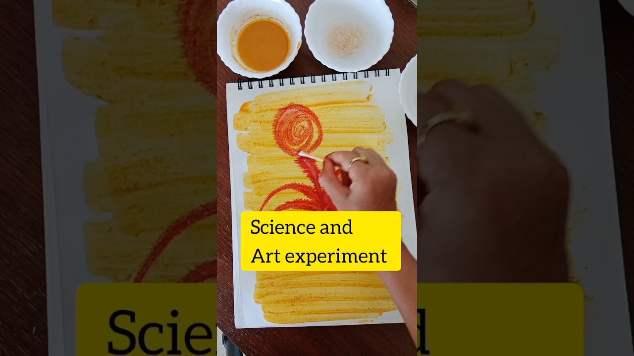 Science and Art experiment 