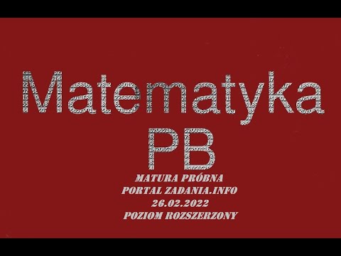 Matura próbna zadania info poziom rozszerzony otwarte 26 02 2022