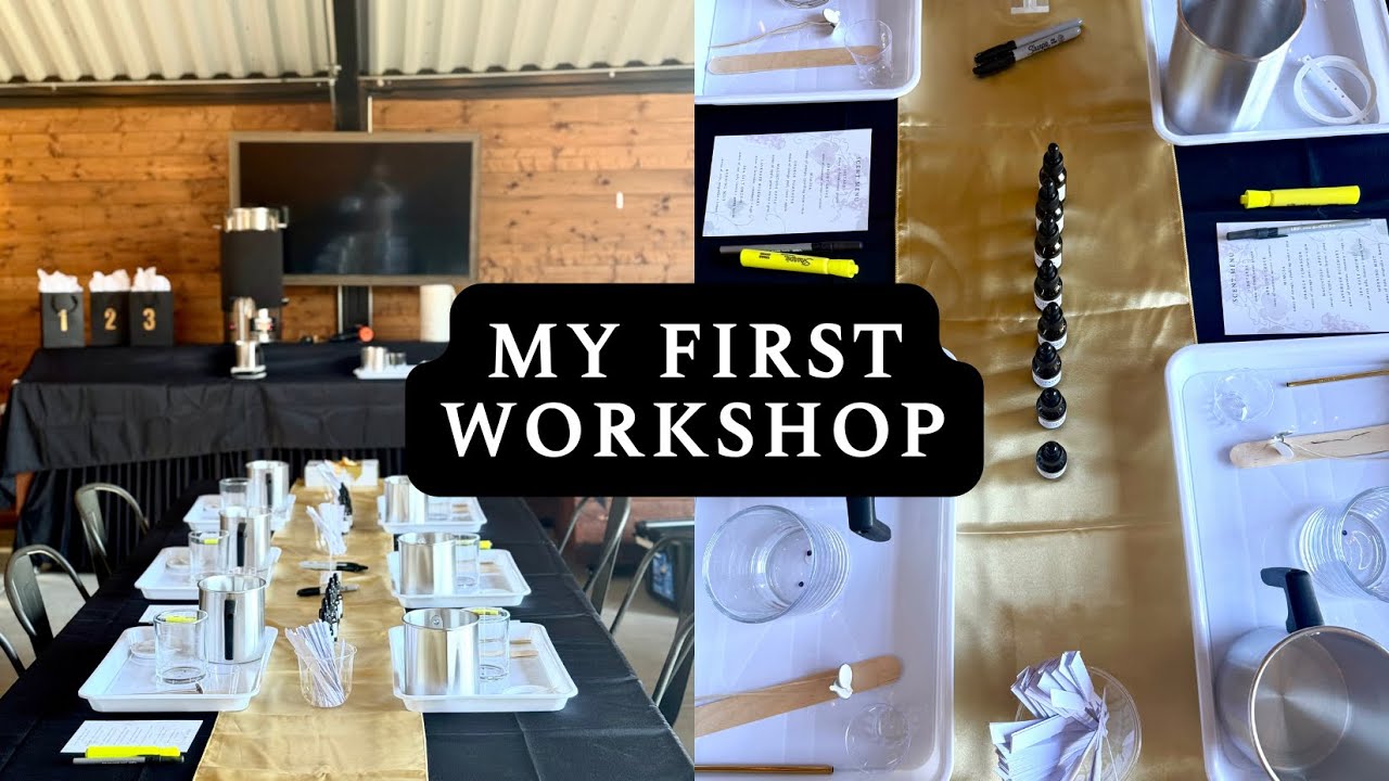 My Experience Hosting My First Candle Making Workshop!