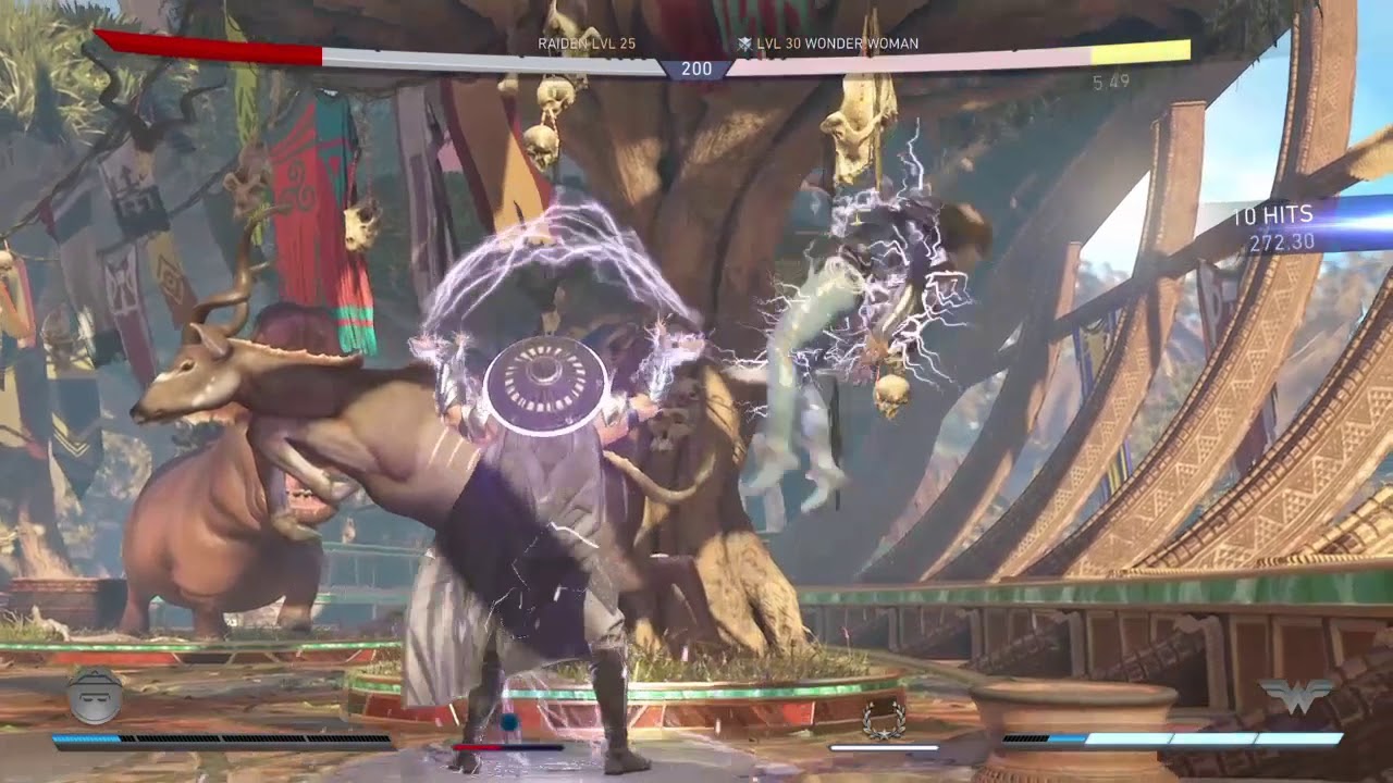 Injustice 2 Raiden Vs Wonder Woman - YouTube