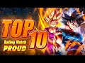 Mon top 10 des meilleurs personnages du mode pvp proud dragon ball legends