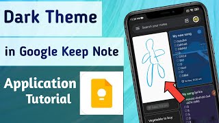 How to Enable Dark Theme on Google Keep Notes App screenshot 2