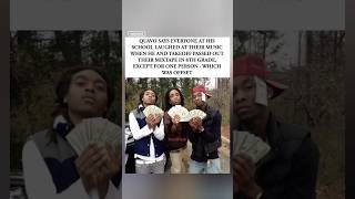 Quavo Recalls The One Person Who Believed In Them Early  quavo takeoff migos shorts