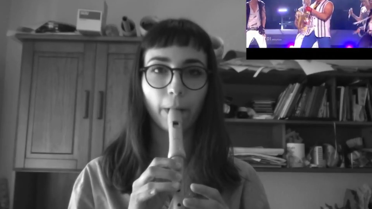 epic sax guy on flute YouTube