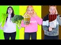 LAST TO EAT ONLY 1 COLOR FOOD CHALLENGE!
