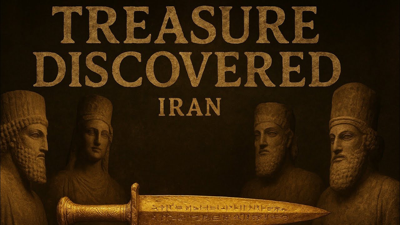 😱😲Ancient Persian Gold Dagger and Achaemenid Statues Discovered in Iran | 2,500-Year-Old Treasure