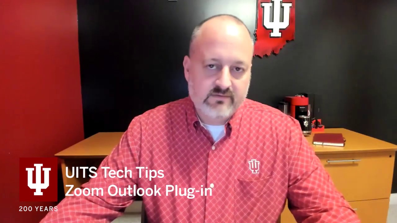 UITS Tech Tips: Zoom Outlook plug-in - youtube