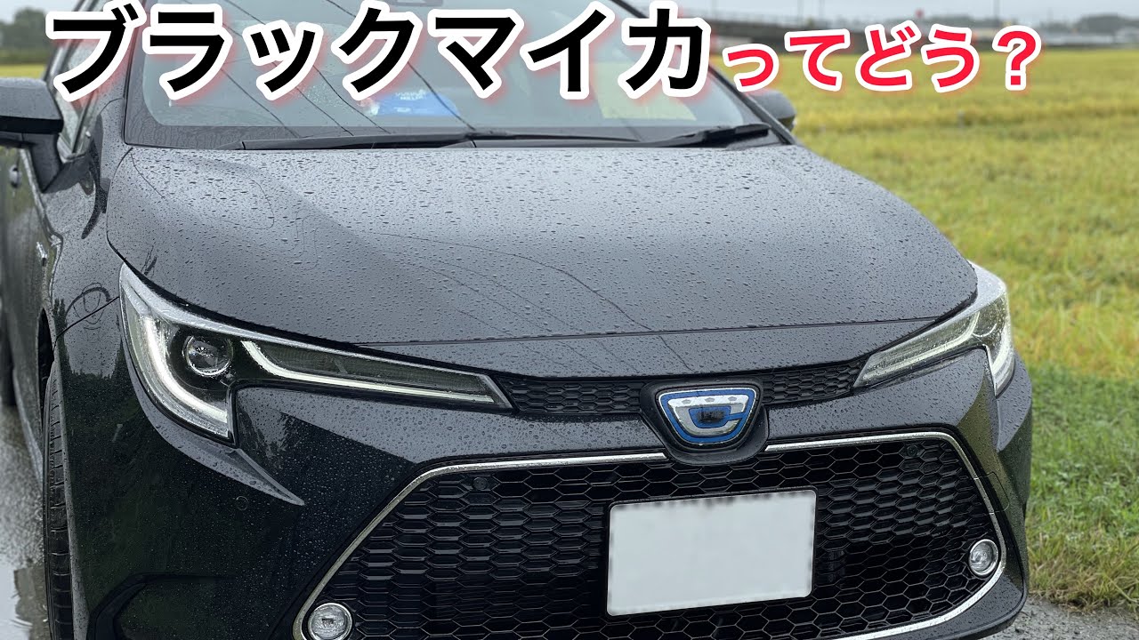 トヨタカローラツーリングZWE211 カラーコード209ブラックマイカ 新車