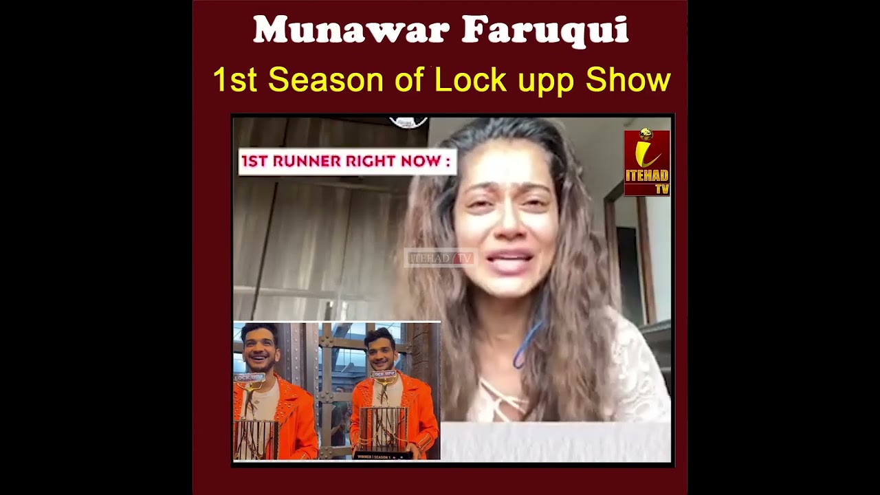 Munawar Faruqui wins ’Lock Up’1st Runnerup Right Now