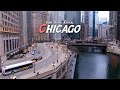 One hour relaxation  aerial chicago  4k drone footage  relaxation piano