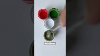 How to make muted brown colour #shorts