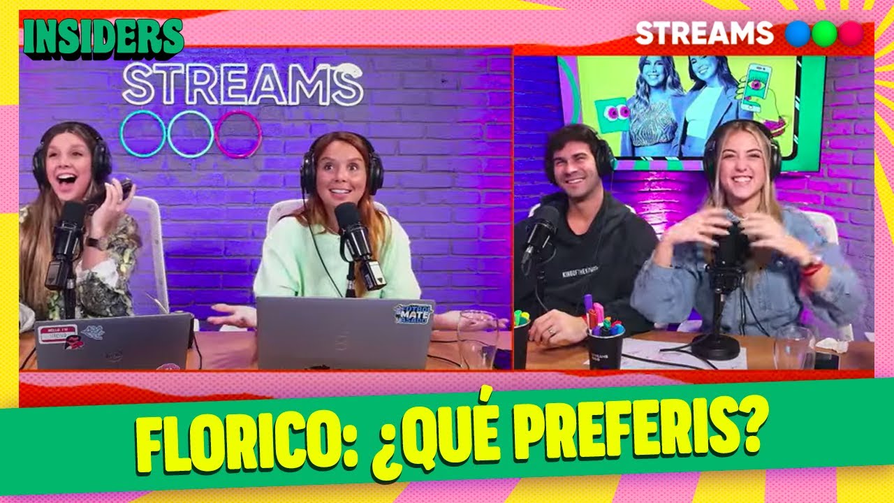 💙💚 ️ INSIDERS 👁️ ¡FLORICO SE ANIMAN A UN JUEGO DE MATCH! 📲 (23/7/24 ...