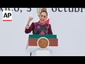 Mexico's Sheinbaum uses state of nation address to reject 'interventionism'