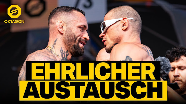 Was hat ECKERLIN zu PUKAČ beim Staredown gesagt? | In Sicht #3