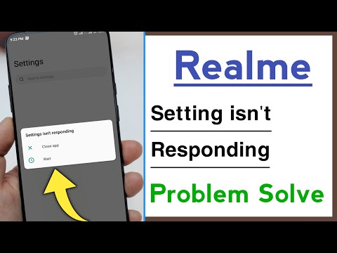 Realme Settings isn't Responding Problem Solve