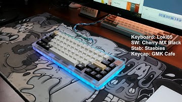 Loki65 PC with cherry MX Black