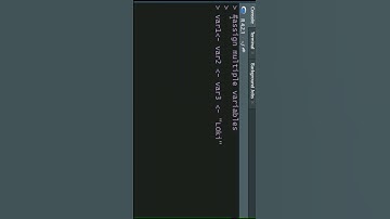 How to assign a value to multiple variables in R programming