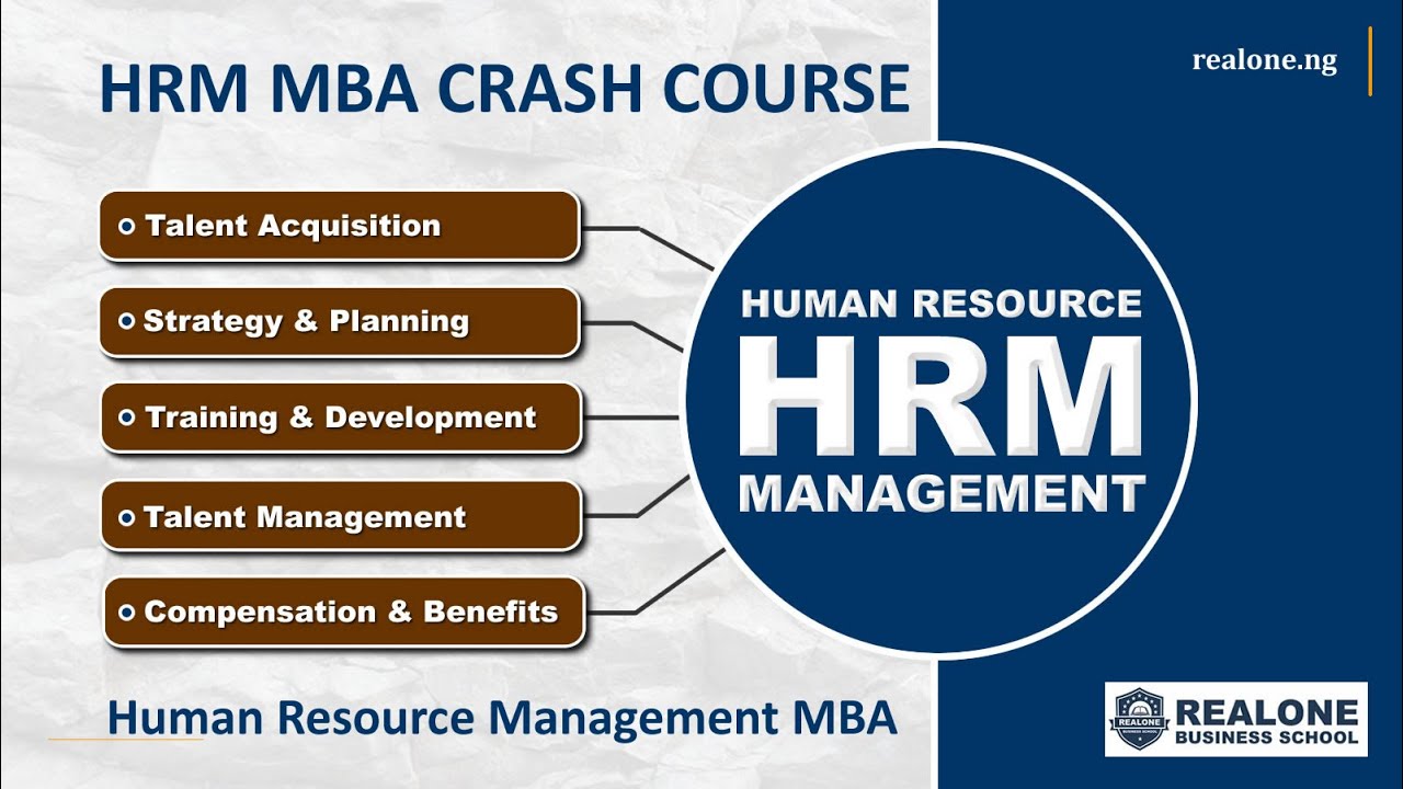 Hrm Course Video Human Resource Management HRM MBA Crash Course - YouTube
