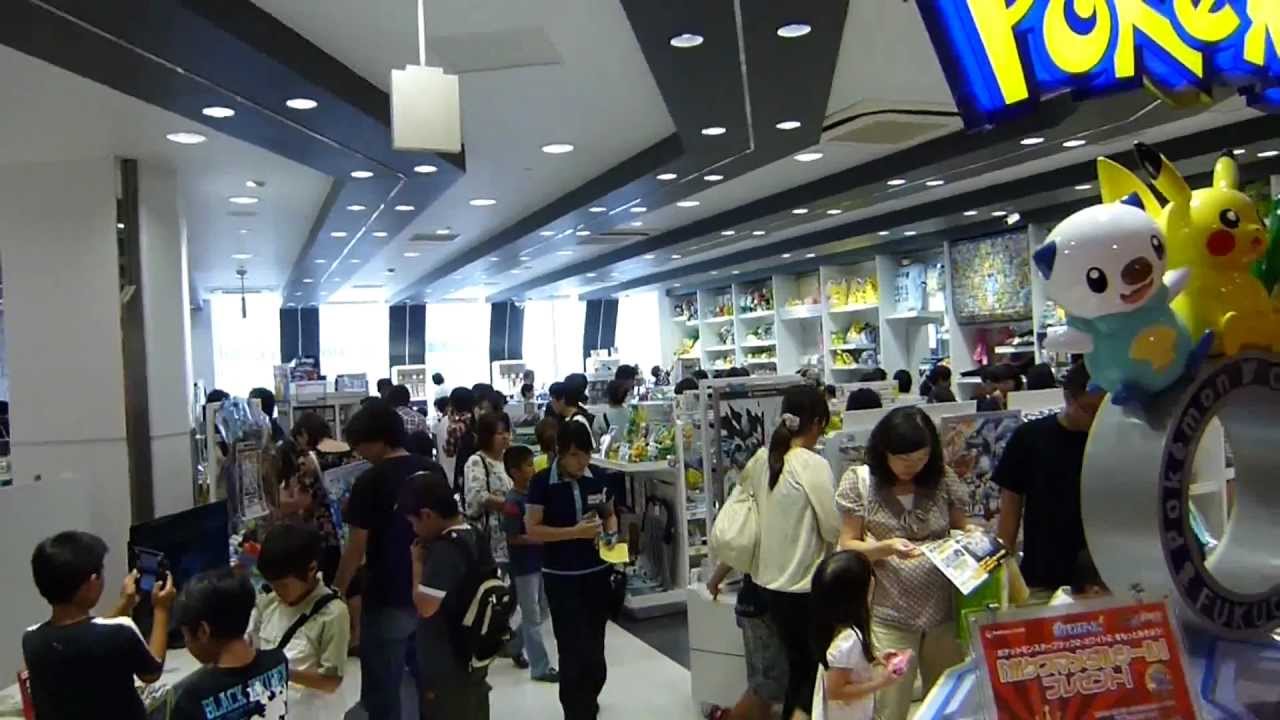 Fukuoka Pokemon Center Tour Pokedit Japancake Youtube