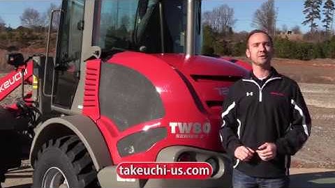 Takeuchi TW80 Hydrostatic Drive Feature