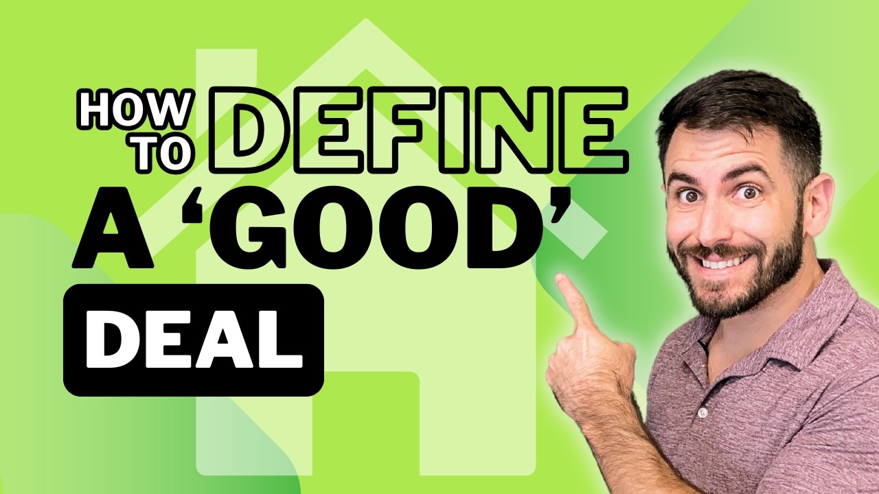 What Makes a Good Real Estate Deal for New Investors - YouTube
