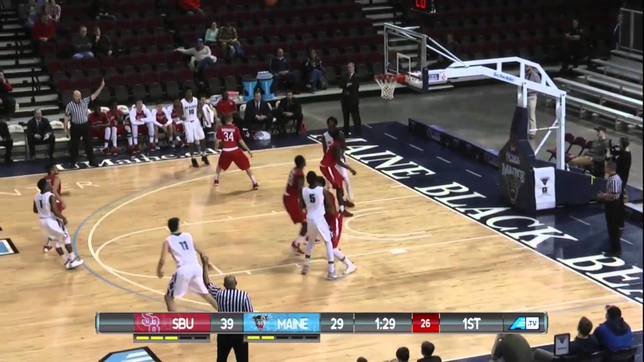 Maine Men's Basketball vs Stony Brook 2/21/16 YouTube