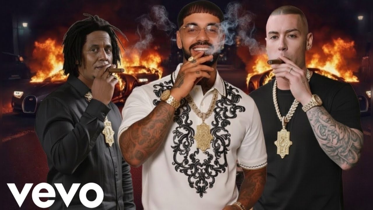 Anuel, Cosculluela, Tego Calderon - Sonrrisas Falsas (Official Music Video)