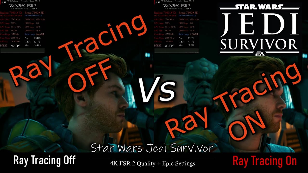 Star Wars Jedi: Survivor - Side by side comparison on PC and PS5! [Gaming  Trend] 