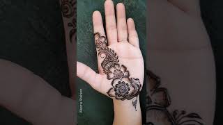Stylish Simple Arabic Mehndi Design Front Hand - Easy Gulf Mehendi Design