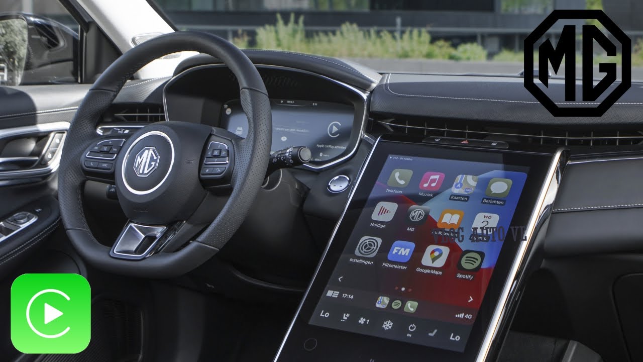 Apple CarPlay / MG Marvel R 🌎 waze chargemap.official YouTube