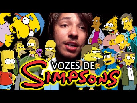 Vídeo: Quem Vozes Os Simpsons