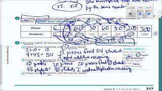 KMS 6th Grade Math - Module 2, Topic 1, Lesson 4 pt. 2 - comparing ratios in tables