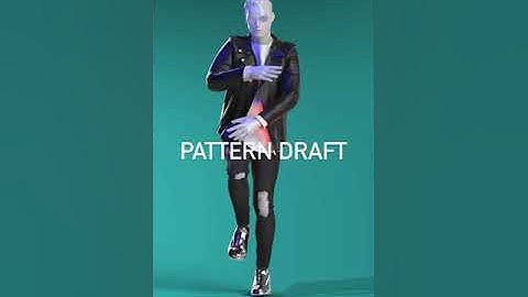 3D dance animation using CLO 3D by Pattern Draft #digitalfashion