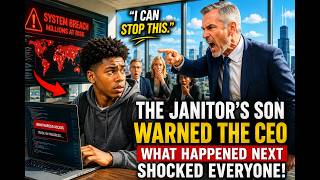 Black Janitor’s Son Warns Billionaire CEO of Cyber Attack — Truth Stuns Boardroom