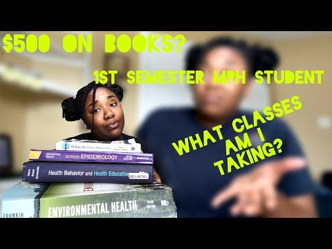 Class & Book Info:Tips for MPH Semester 1| UTHealth