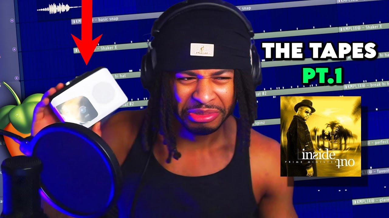 making a beat using CASSETE TAPES (THE TAPES PT.1) 📼🔥