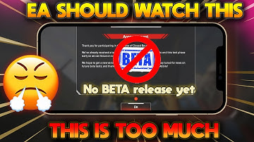 😤EA Should Watch This | 🚫No BETA Release Yet #ApexLegendsMobile