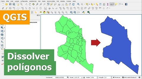 Dissolver polígonos no QGIS