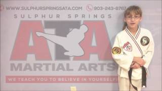 Sulphur Springs ATA Martial Arts - Self-esteem