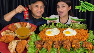 5 CHILLI 🌶 CHALLENGE WITH MUKBANG @BudaBudiVlogs @MeroNepaliKitchen 