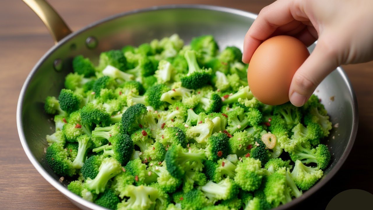The secret to cooking broccoli that a rural grandmother told me! Super delicious in just 10 minutes