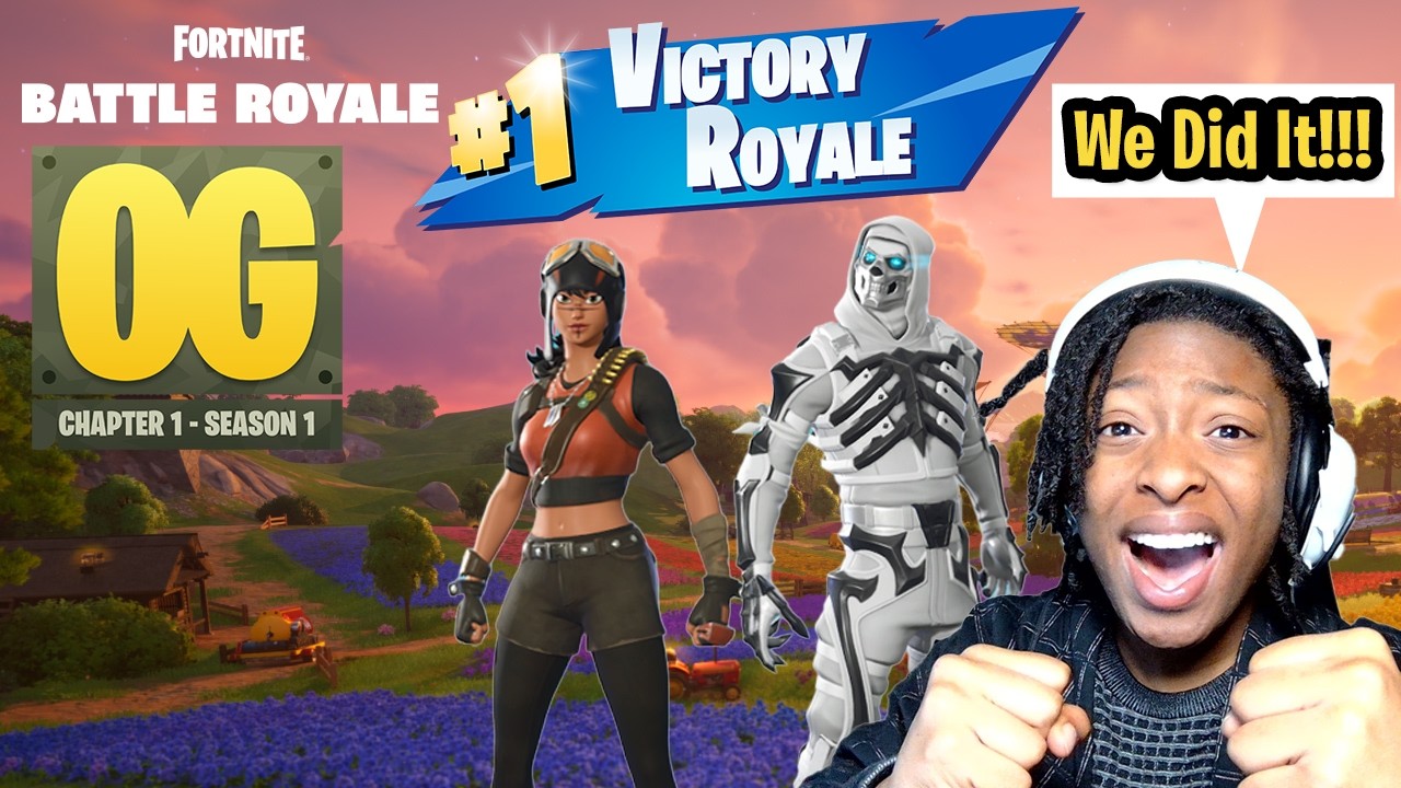 First Victory Royale in Fortnite OG - YouTube