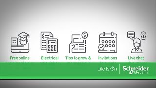 Schneider Electric Partner Portal for Electricians