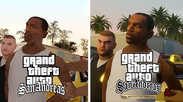 GTA San Andreas : Original vs Definitive Edition-Opening Scene