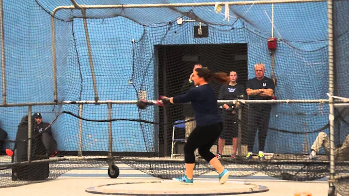 Elizabeth Bashir Weight Throw at Elm City Challenge