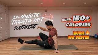 12 Min Tabata Hiit Workout (no Equipment)
