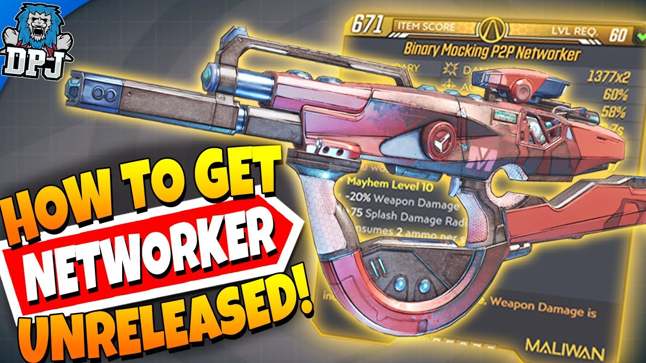 Borderlands 3 - MALIWAN REDISTRIBUTOR - HOW TO GET UNRELEASED P2P NETWORKER LEGENDARY